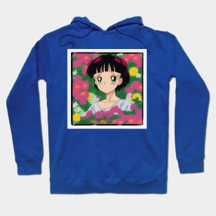 Cute  retro Anime girl Hoodie